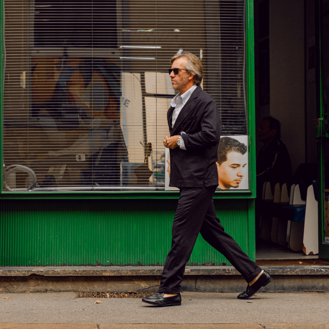 Men's Dark Brown Leather Milano Loafer