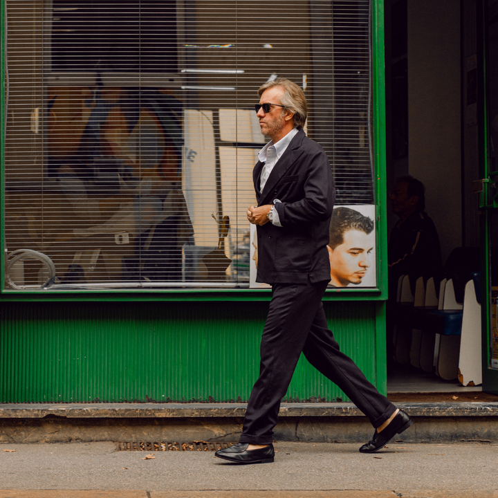 Men's Dark Brown Leather Milano Loafer