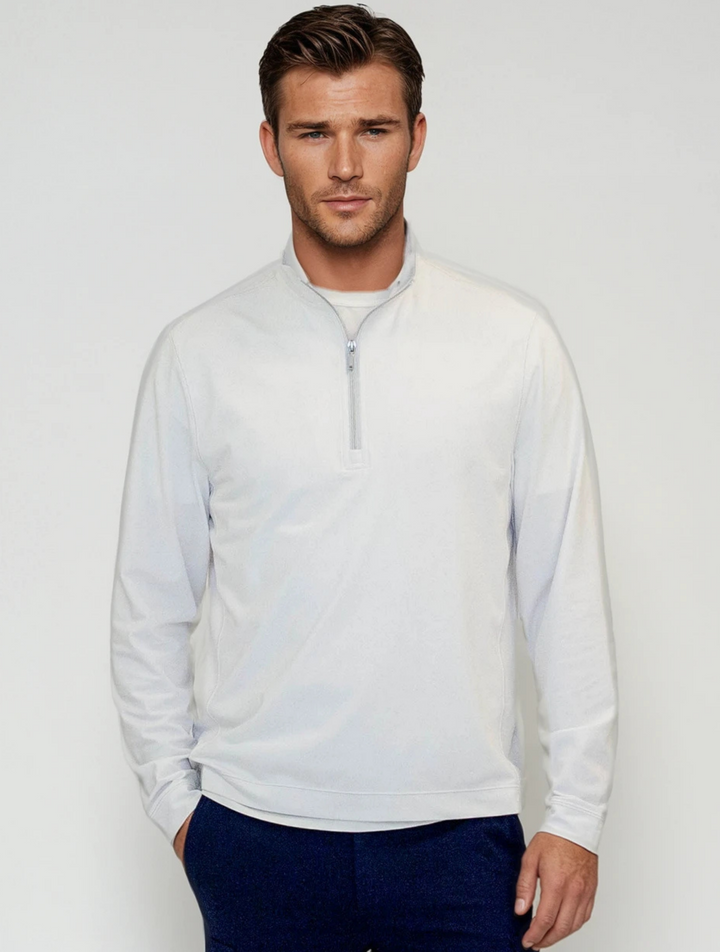 Buki Travel Half Zip - White
