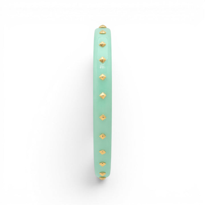 Clementine Jade Resin Studded Bangle