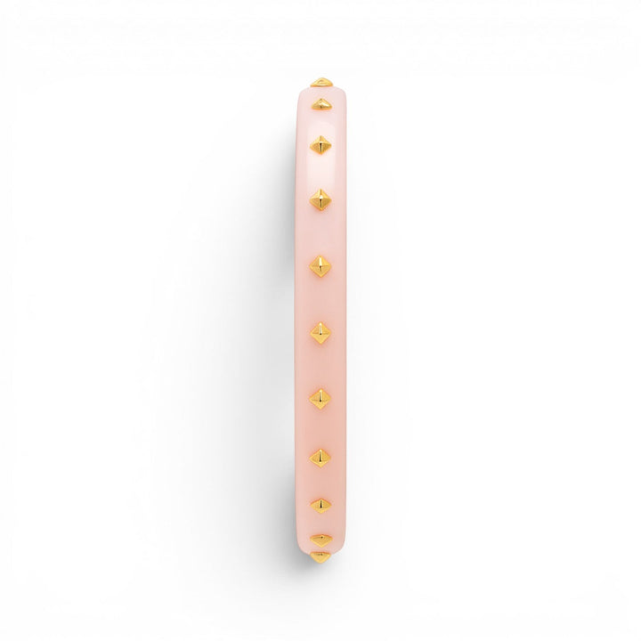 Clementine Studded Rose Resin Bangle