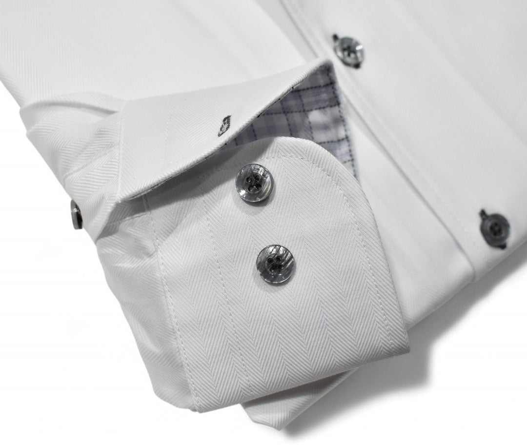 DS126 Tonal White Check