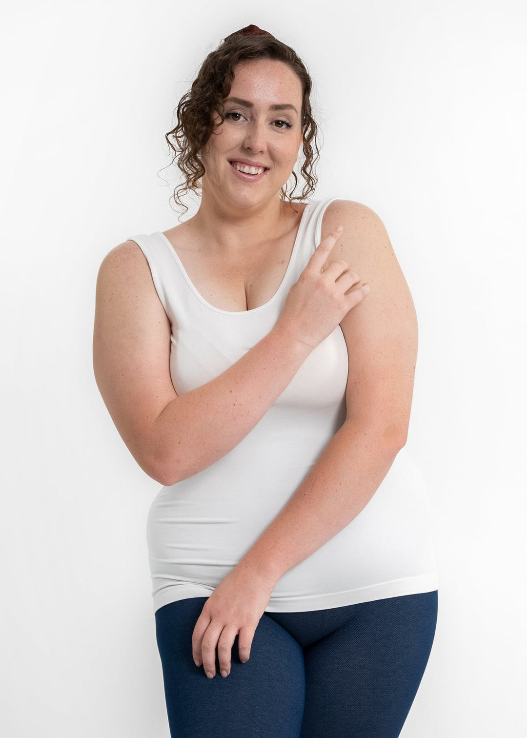 Reversible Tank - White