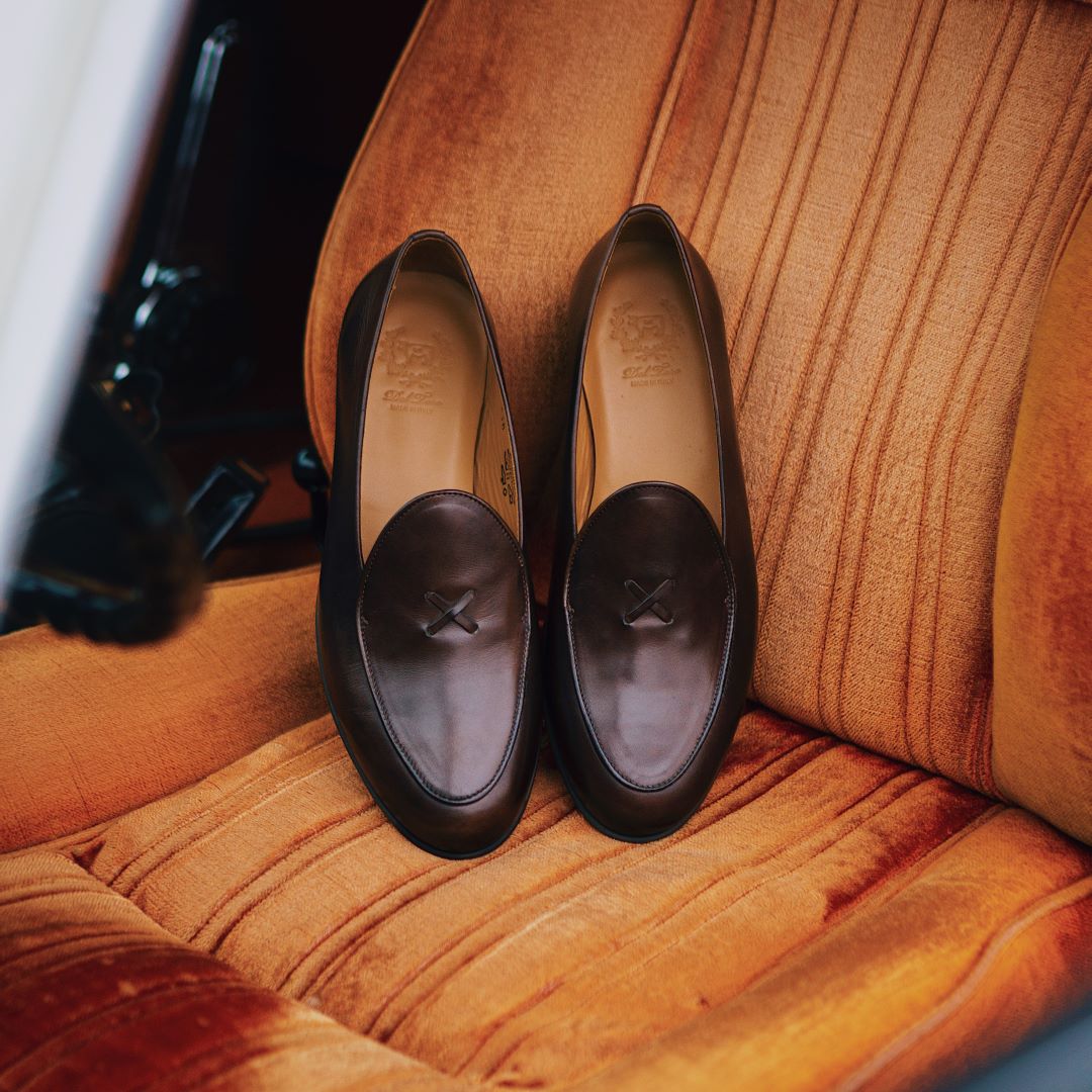 Men's Dark Brown Leather Milano Loafer