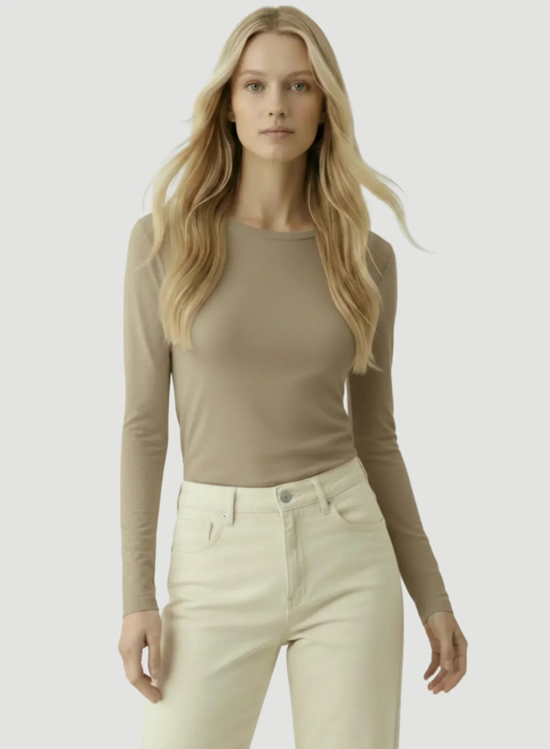 Soft Touch Long Sleeve Crewneck T-Shirt - CREW S/S - Majestic Filatures North America
