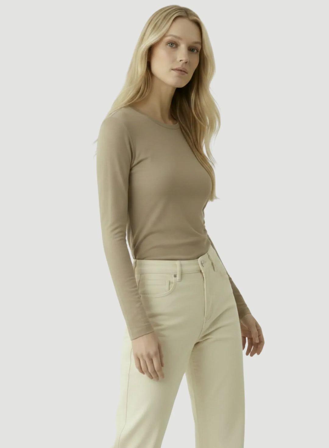 Soft Touch Long Sleeve Crewneck T-Shirt - CREW S/S - Majestic Filatures North America