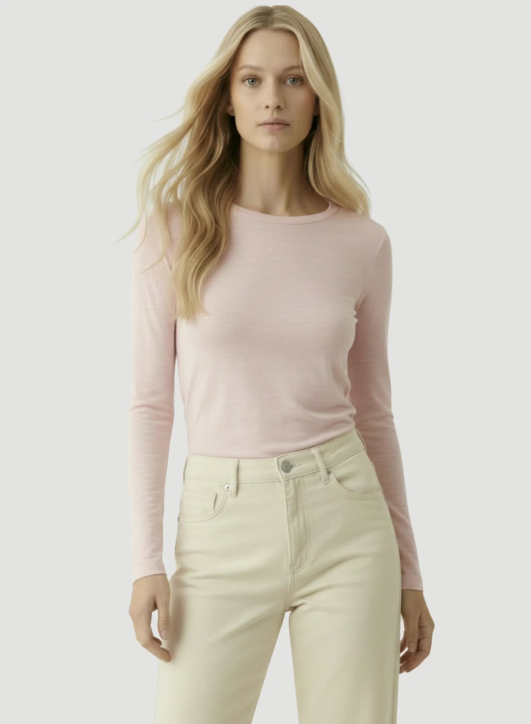 Soft Touch Long Sleeve Crewneck T-Shirt - CREW S/S - Majestic Filatures North America