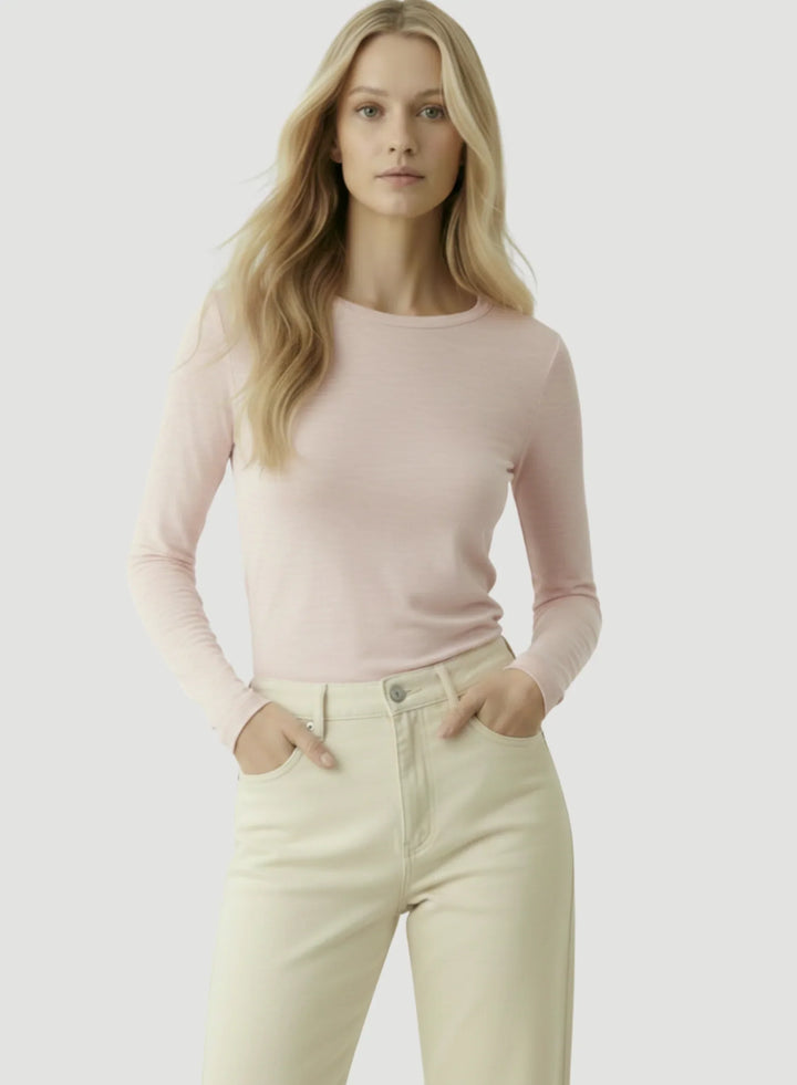 Soft Touch Long Sleeve Crewneck T-Shirt - CREW S/S - Majestic Filatures North America