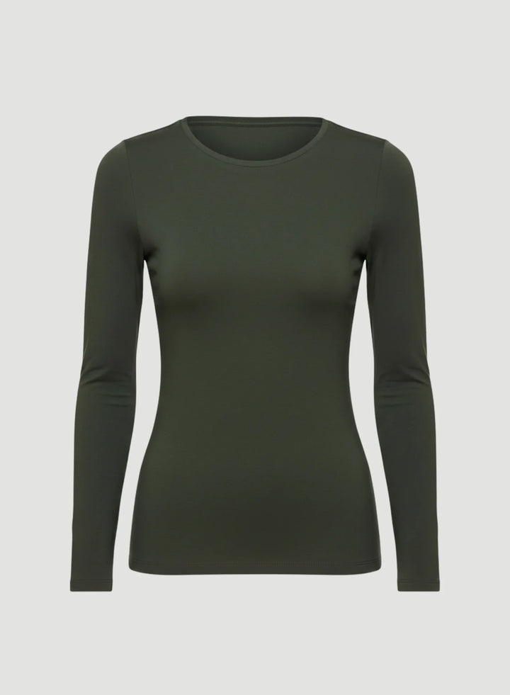 Soft Touch Long Sleeve Crewneck T-Shirt