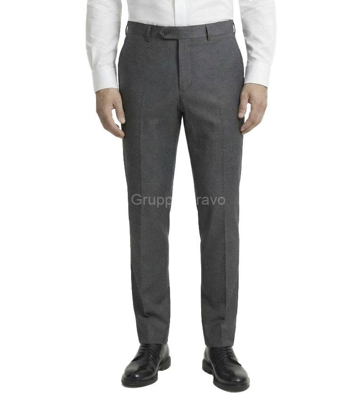 E59663-5-Enzo Pants-Solid Gray