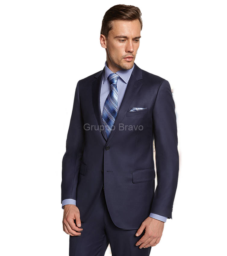 Enzo Suit Solid Navy