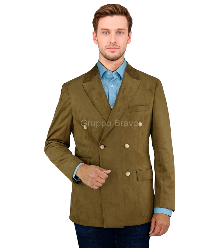 E85000-1-Enzo Vegan Suede Jacket-Tobacco