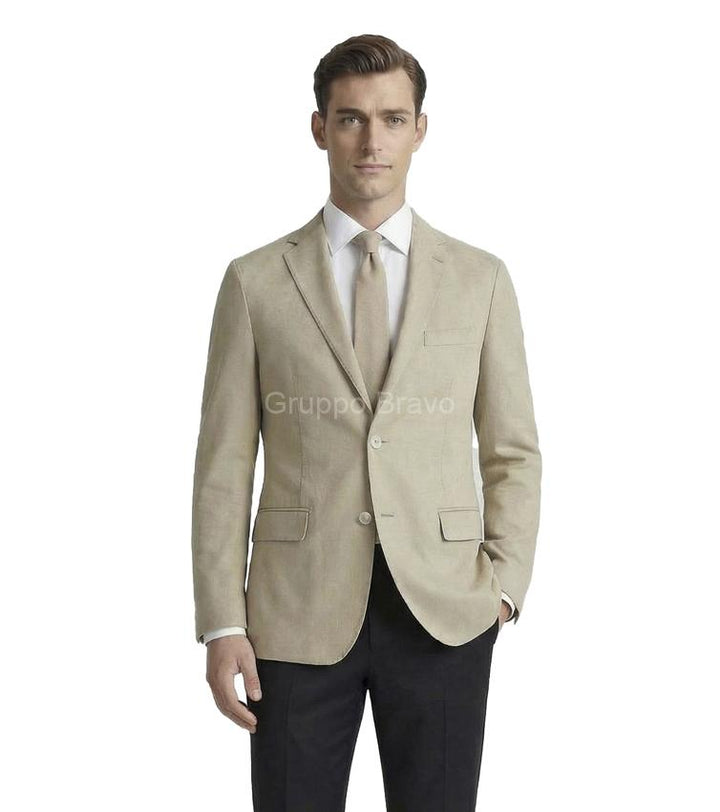 E85000-2-Enzo Vegan Suede Jacket-Tan