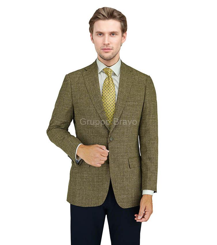 E88021-1-Enzo Wool Jacket-Lt. Taupe Textured