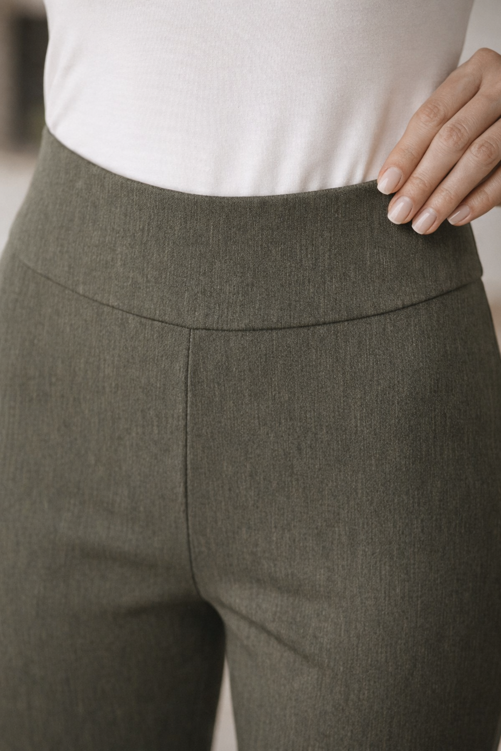 Krazy Larry P507 Pull on Pant - Olive Ash