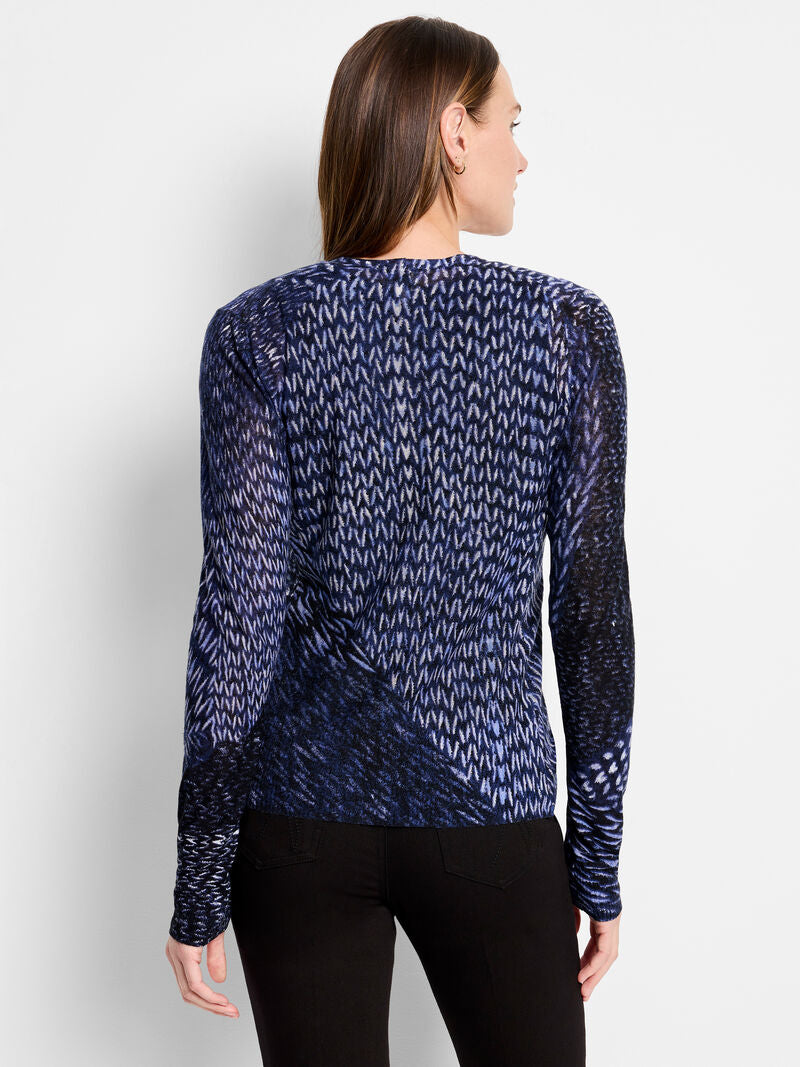 Indigo Dash 4-Way Cardigan