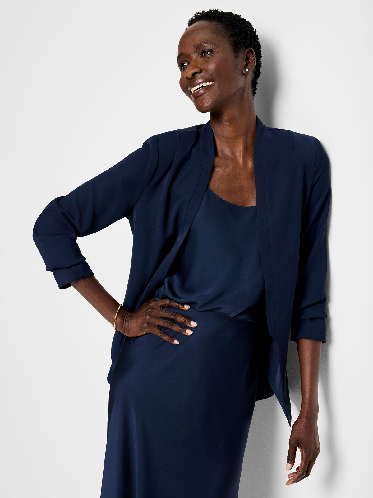 Social Edit Blazer - Dark Indigo – Morneault's Stackpole Moore Tryon