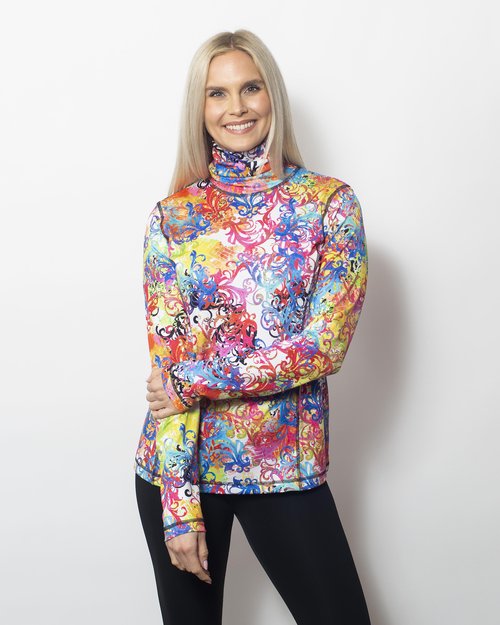 Microfiber Turtleneck