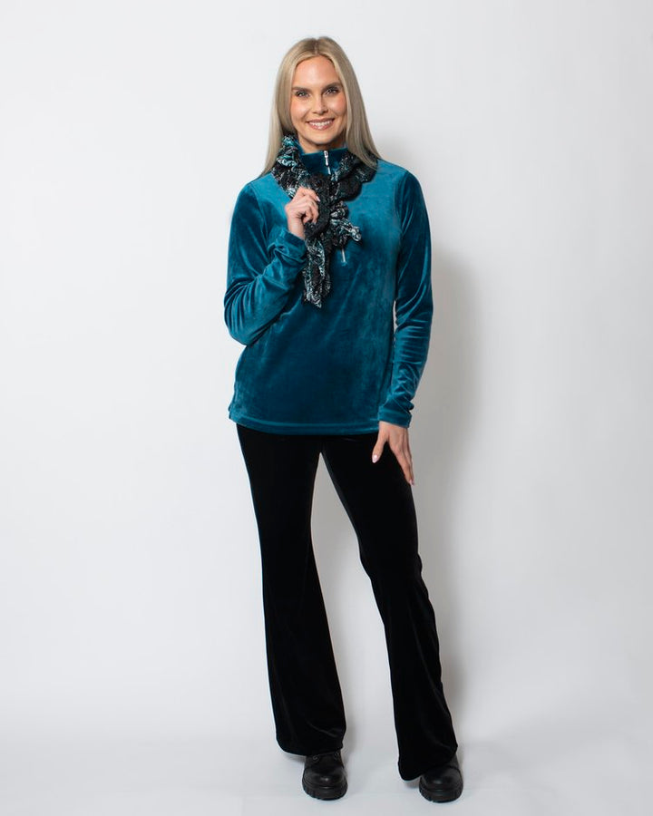 PlushTech Velvet Flared Pant