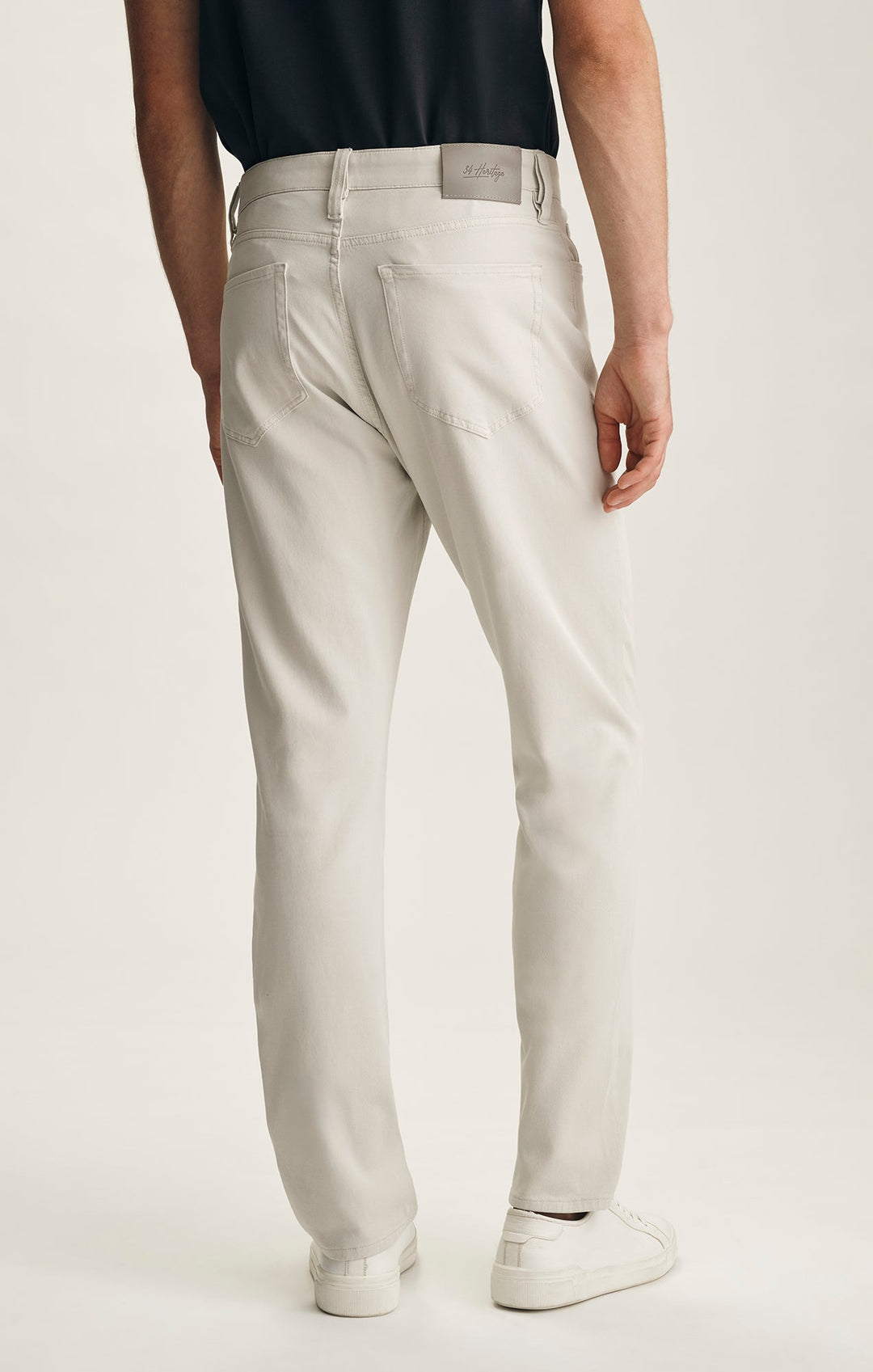 Charisma Relaxed Straight Pants In Bone Cloud Luxe