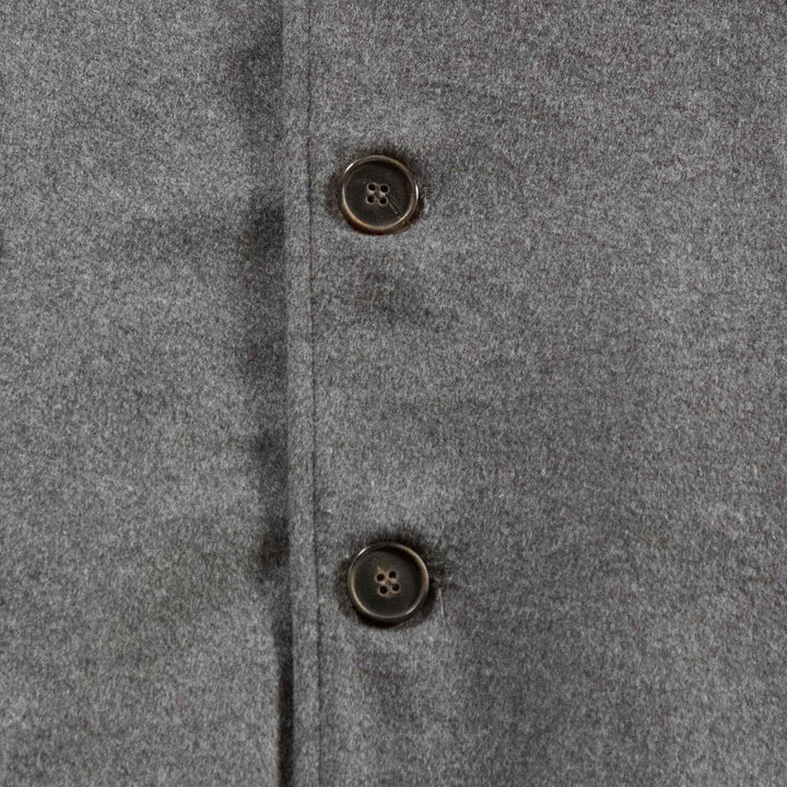 Metropolitan Dual-Layer Wool Car Coat - Grey