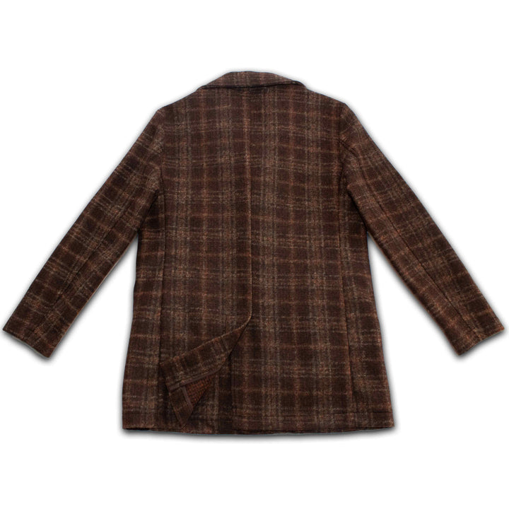 Metropolitan Dual-Layer Wool Coat - Chestnut