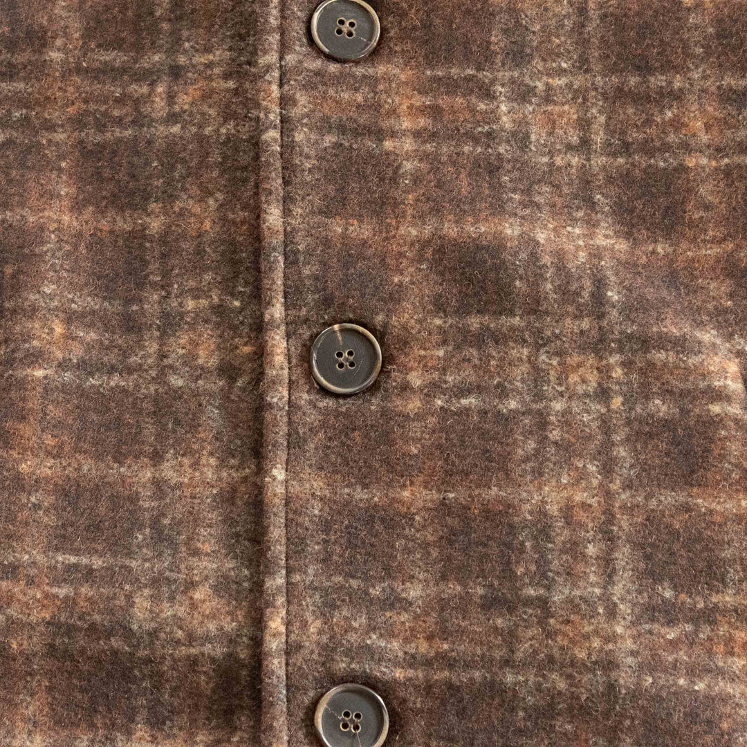 Metropolitan Dual-Layer Wool Coat - Chestnut