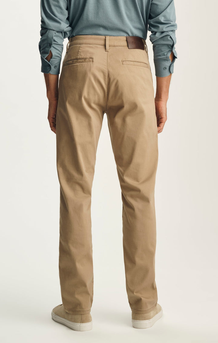 Khaki twill fabric detail