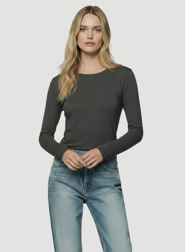 Soft Touch Long Sleeve Crewneck T-Shirt