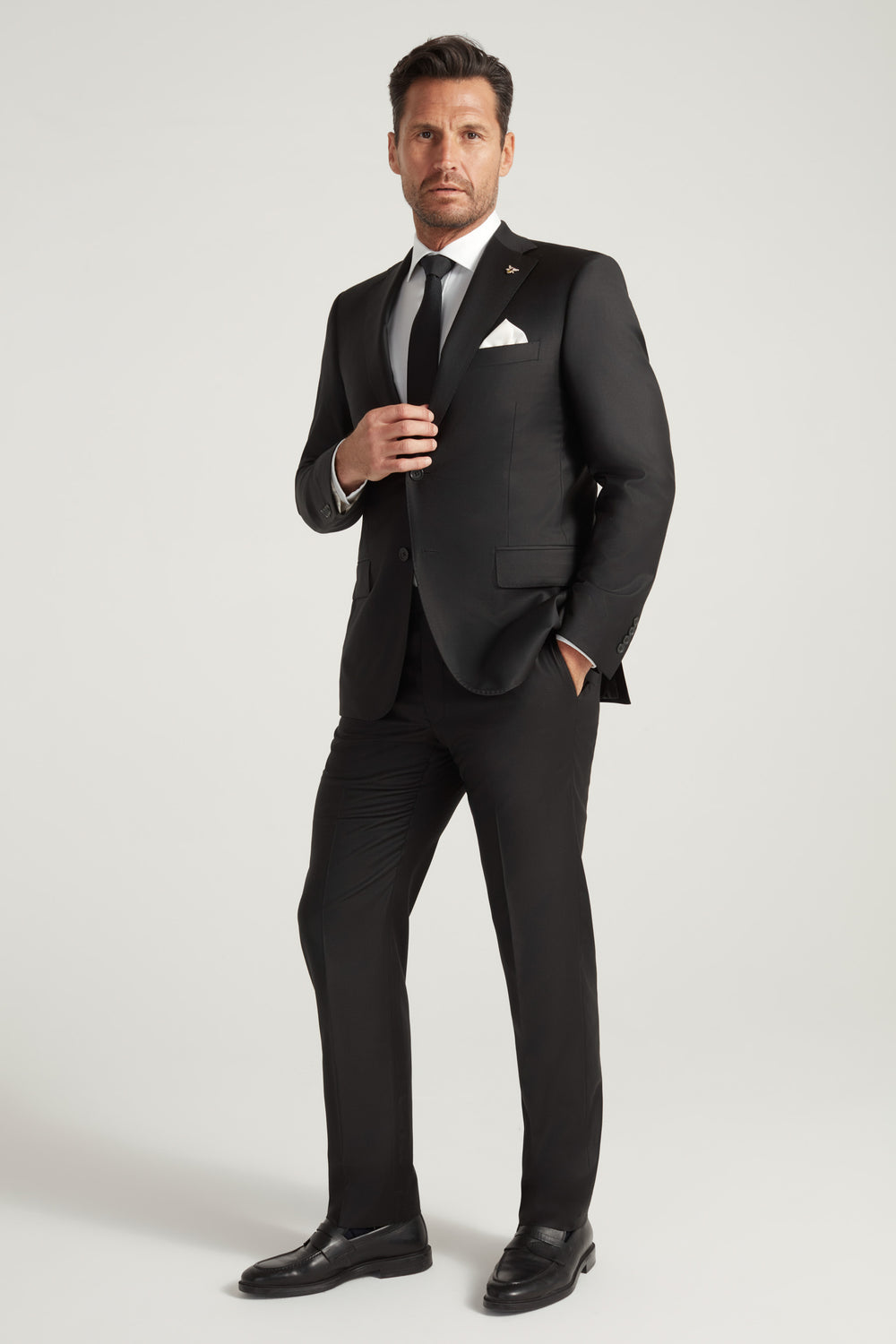 Black Honey Way Super 150's Wool Suit