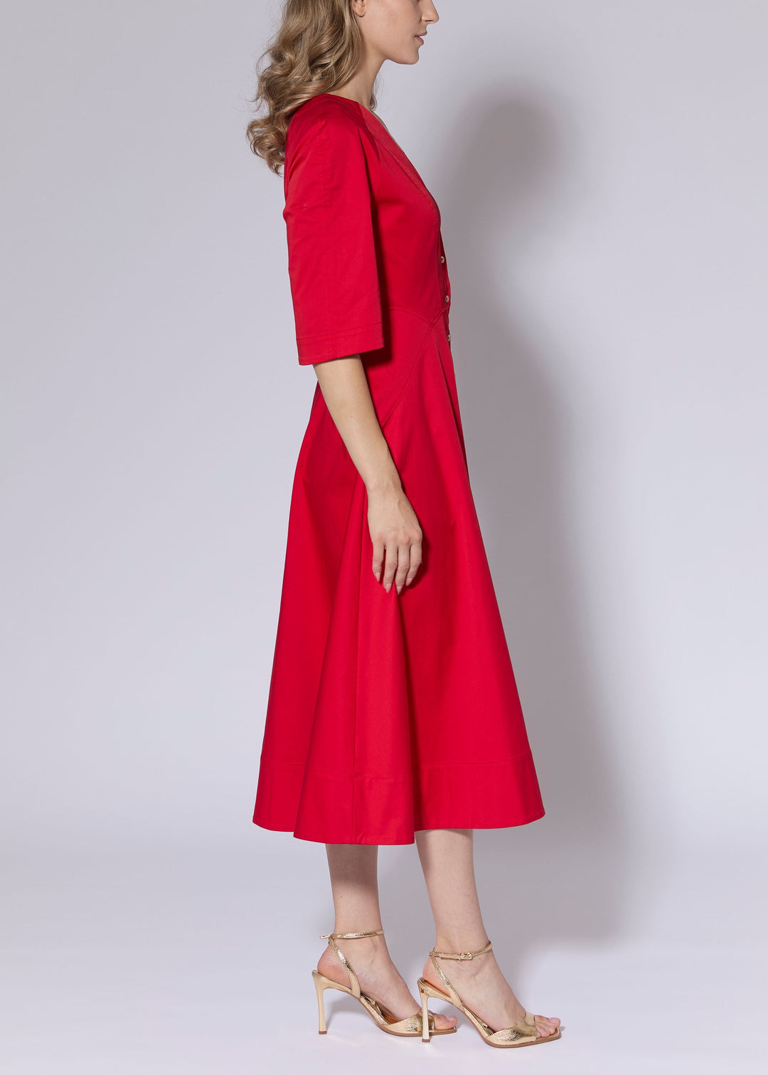 Luxe Cotton Sateen Dress