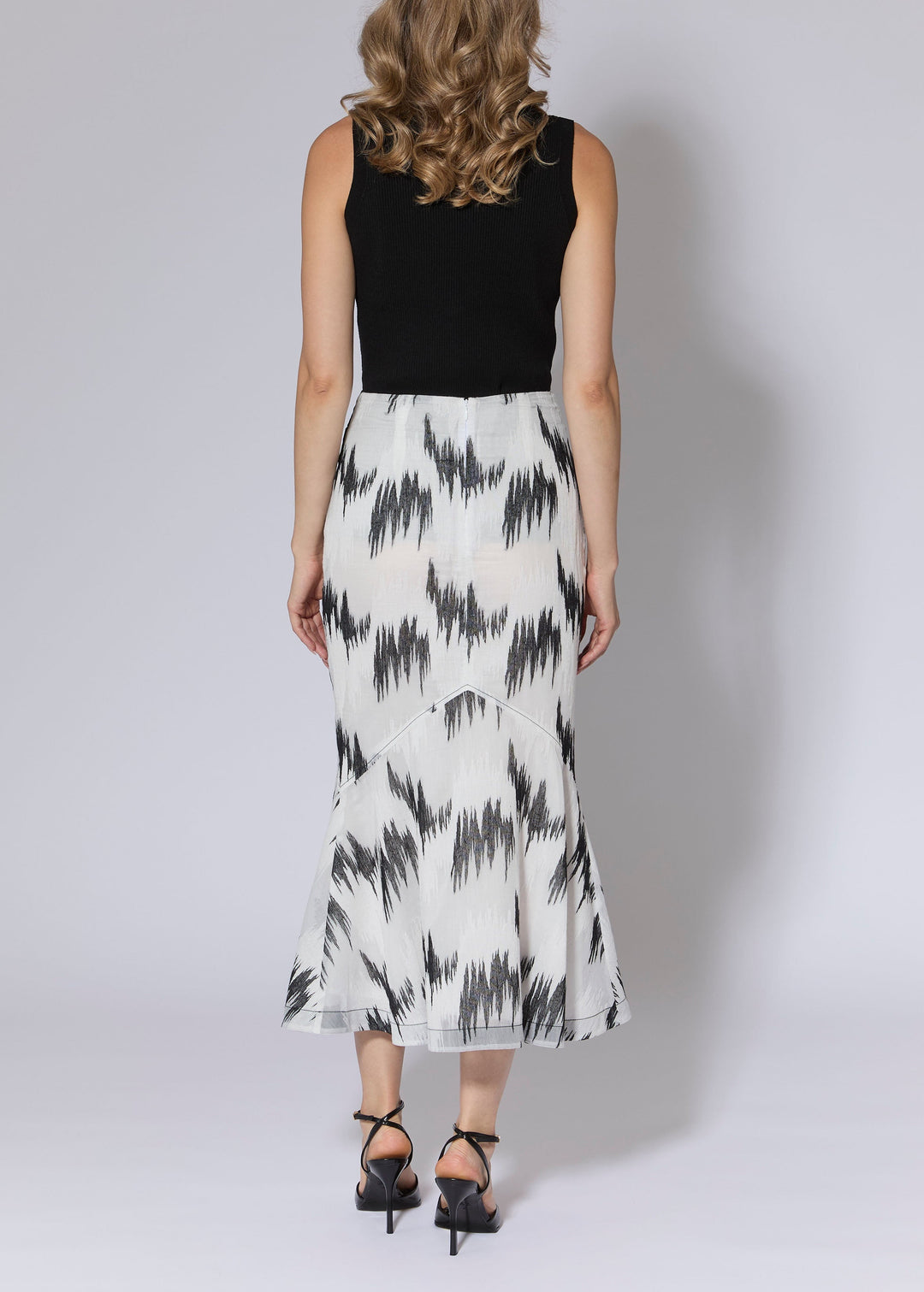 Flare Fil Coupe Skirt