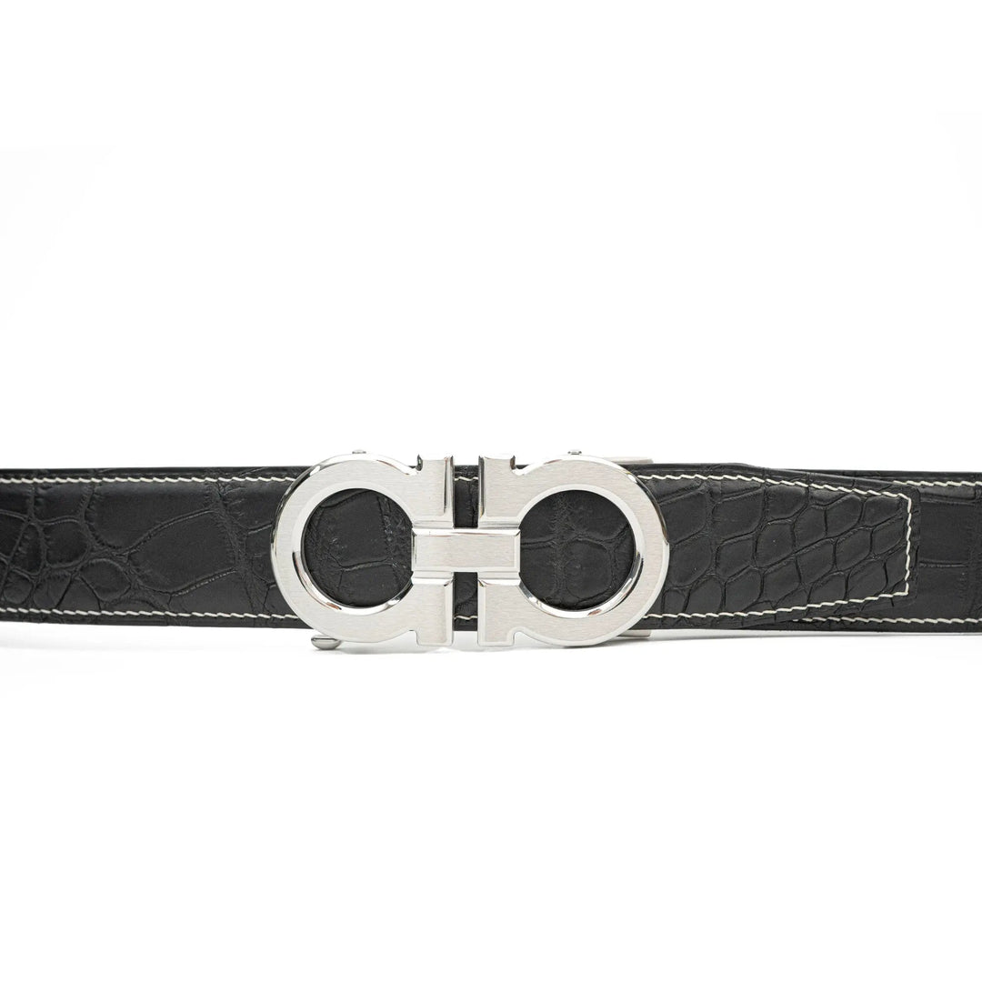 Handcrafted Alligator Leather Belts DVG245