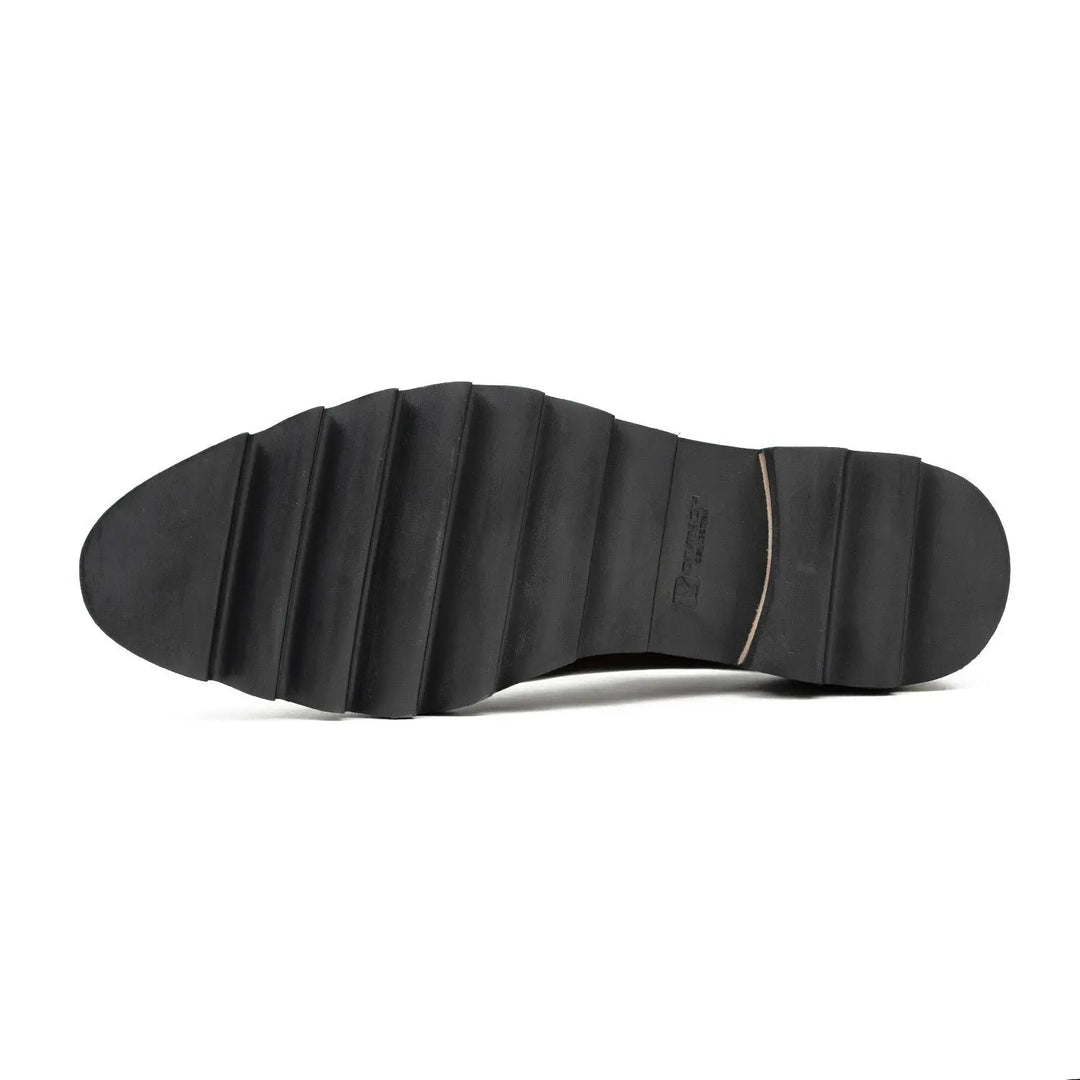 Handcrafted calfskin Oxford shoes Coffee