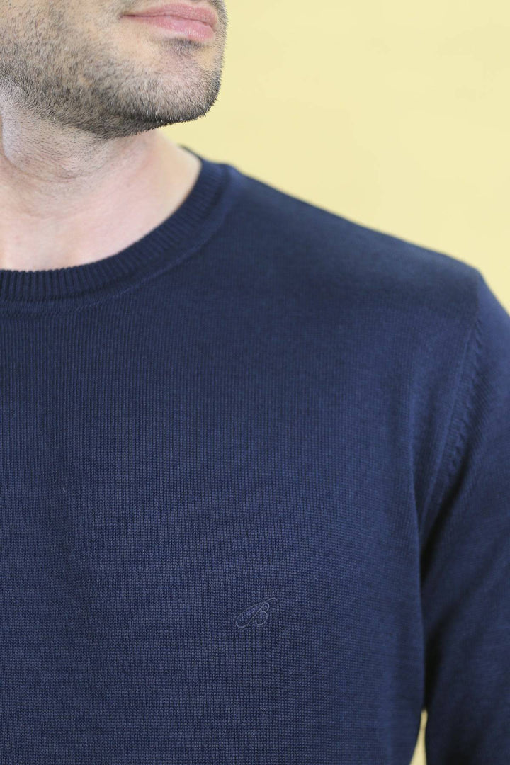 The caravan crewneck(Navy)