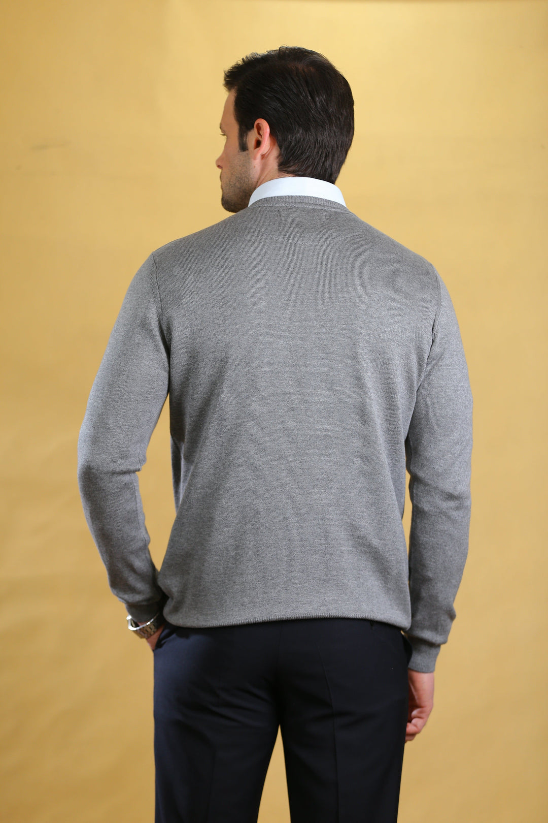 The caravan crewneck(Pure platinum)
