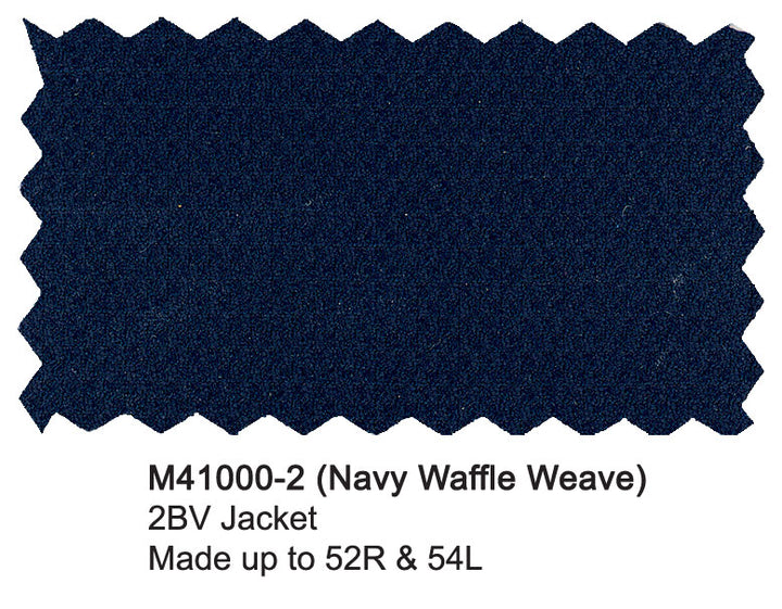 Mantoni Waffle Weave Wool Blazer, Navy, detail