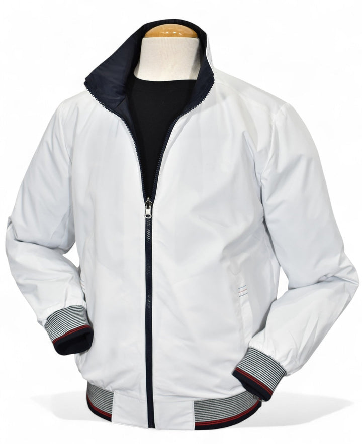 J445R White Reversible Windbreaker
