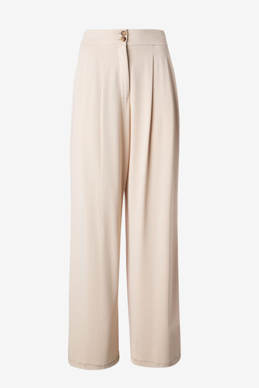 Wide leg pleated pant