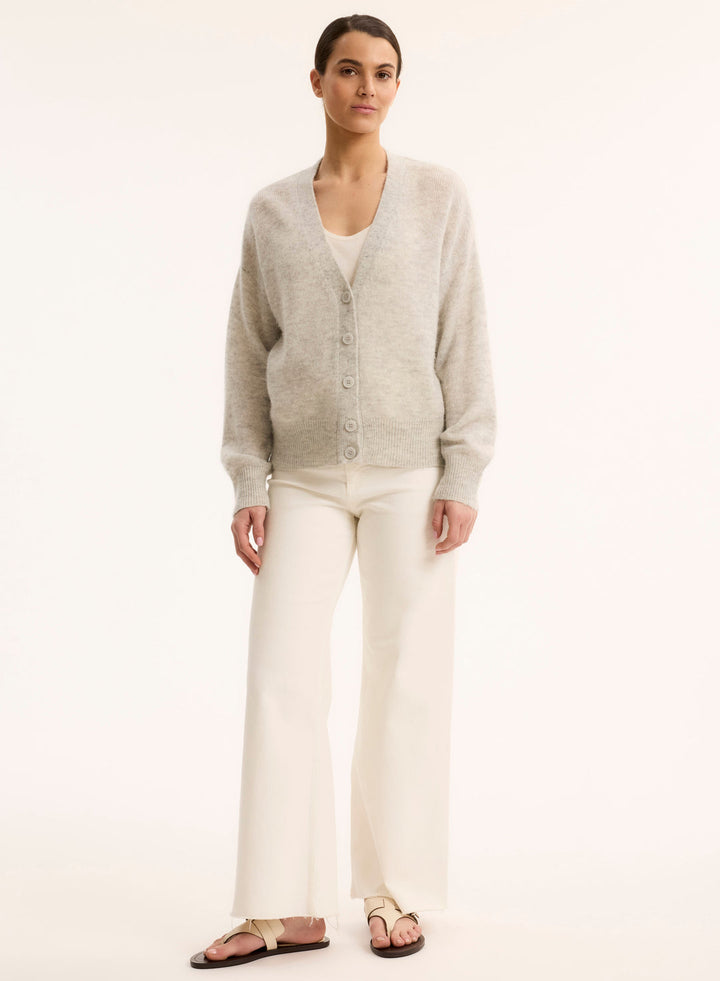 Cashmere Silk V-Neck Cardigan