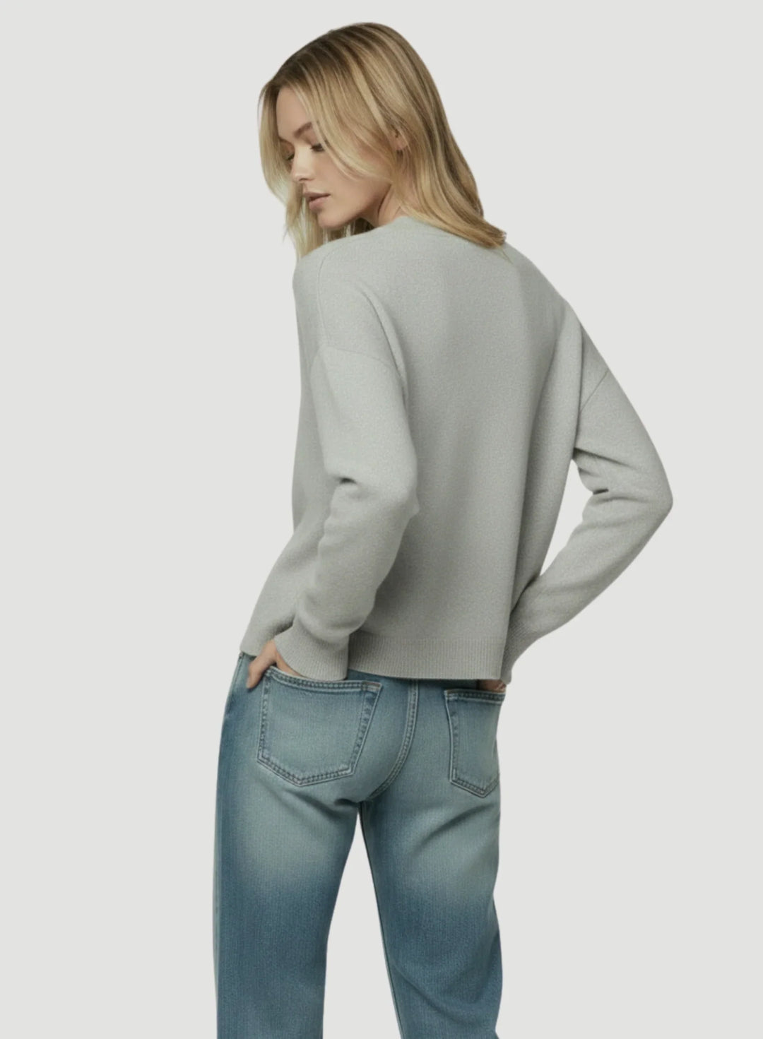 Cashmere Silk V-Neck Cardigan