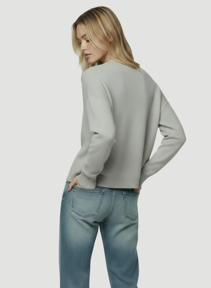 Cashmere Silk V-Neck Cardigan