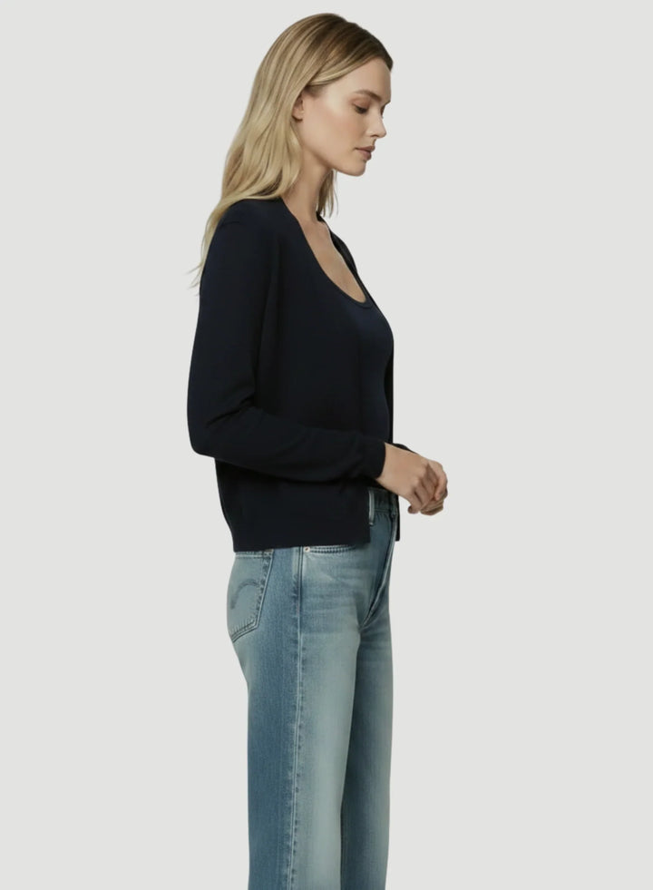 Cashmere Seamless Open Cardigan