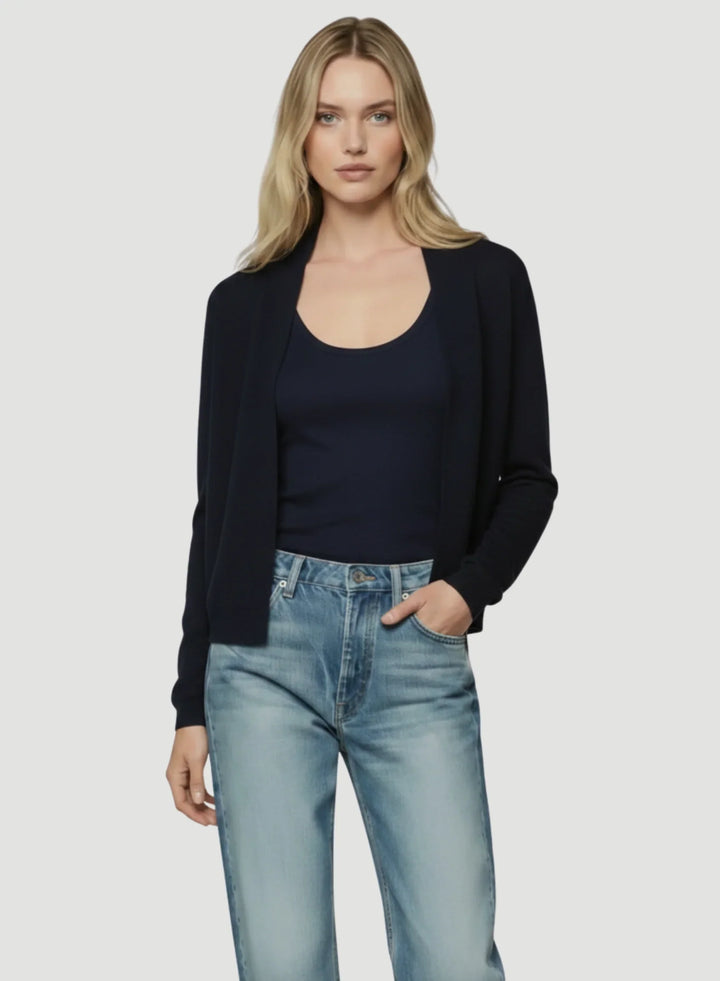 Cashmere Seamless Open Cardigan