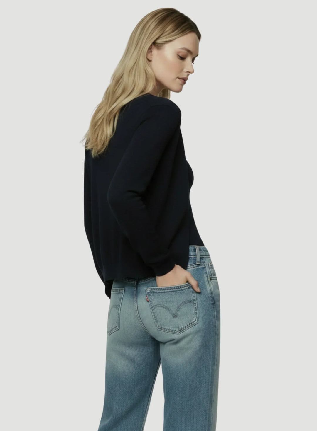Cashmere Seamless Open Cardigan
