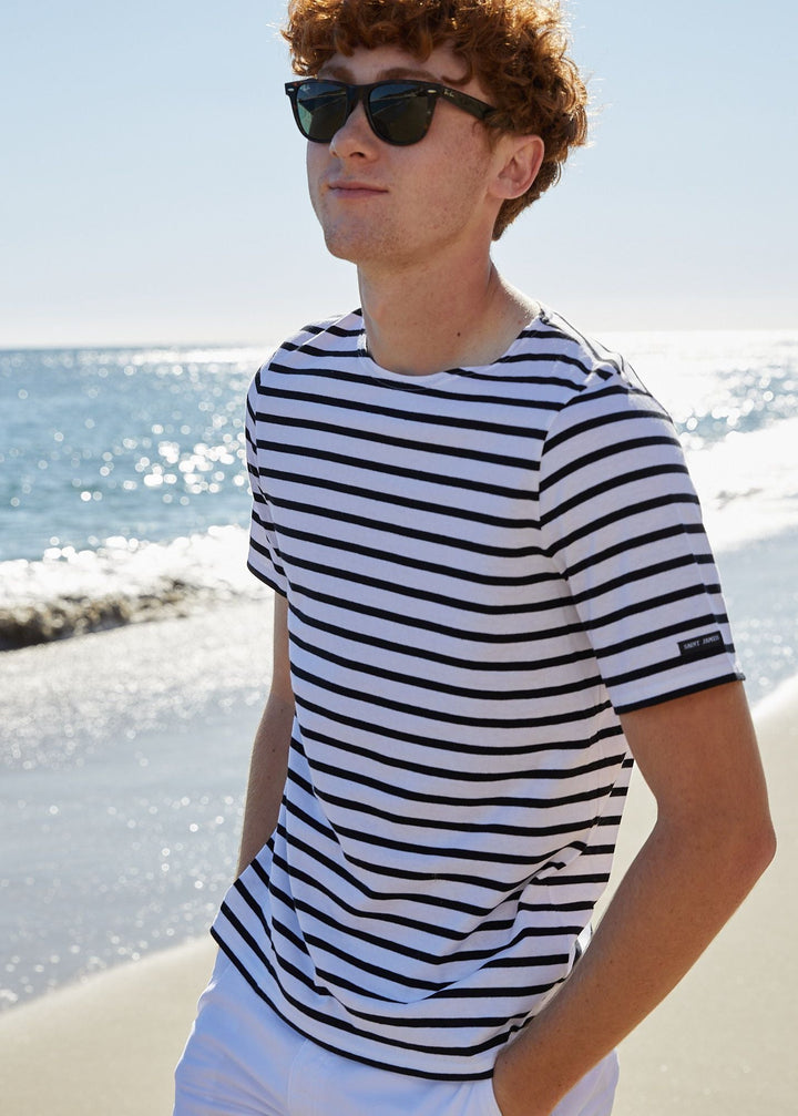 LEVANT MODERN - Breton Stripe Short Sleeve Shirt