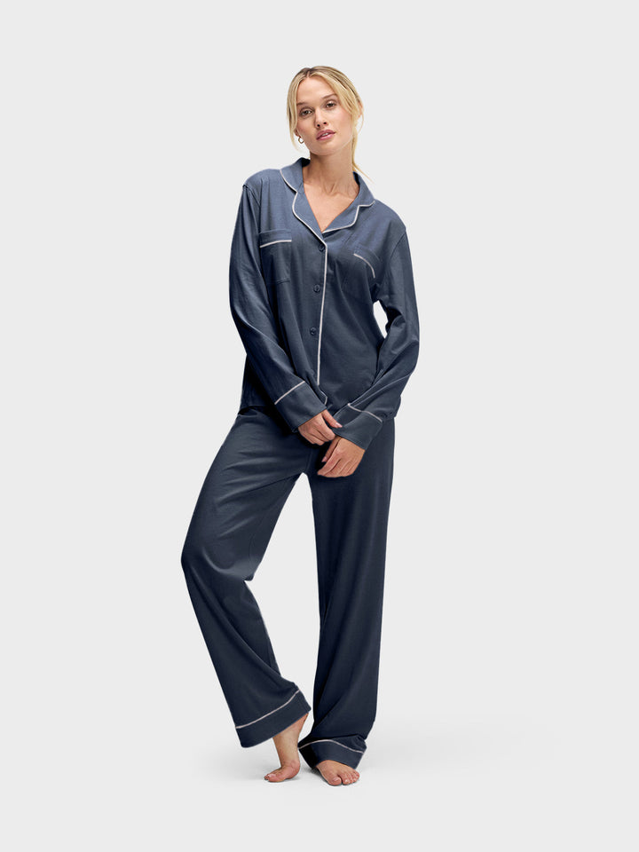 LONG SLEEVE PAJAMA SET: CAVIAR DREAMS