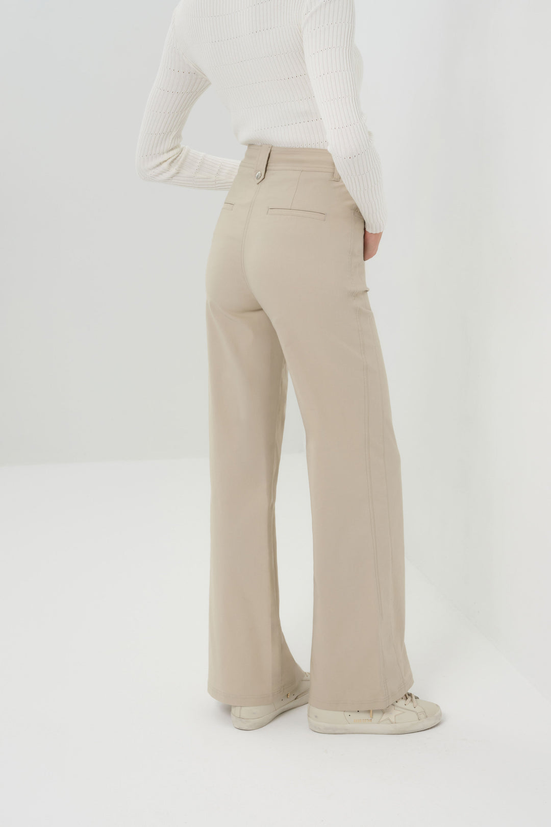 Harley Performance Cotton Travel Wide Leg Pant