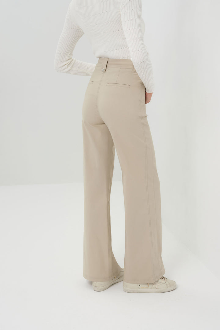 Harley Performance Cotton Travel Wide Leg Pant