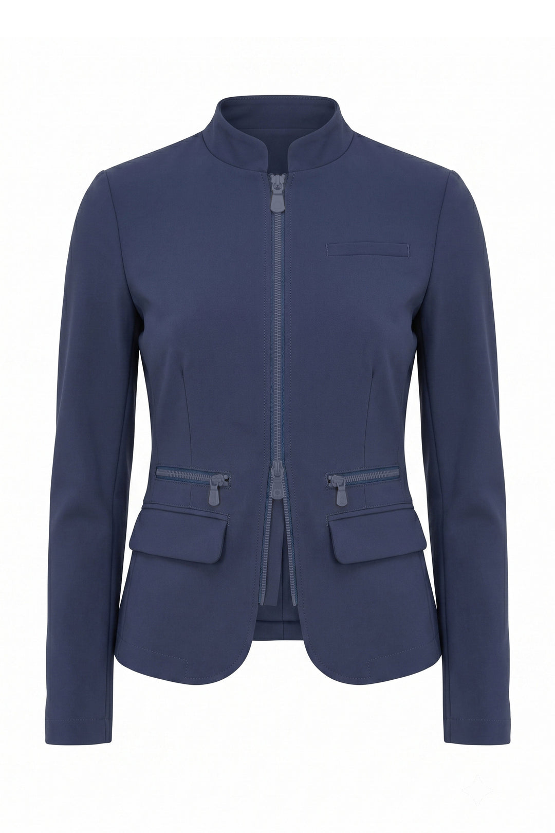 Gisela Aeroflow Zip Front Twill Blazer